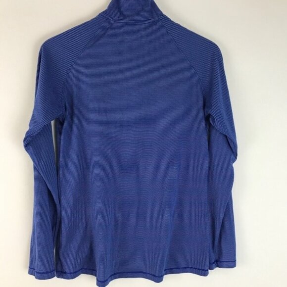 Under Armour Royal Steel Micro Stripe Tech 1/4 Zip - Picture 7 of 9